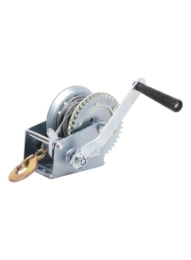 LFGUD Hand Winch Boat Trailer Winch 1200lbs Heavy Duty Hook with 33ft Steel Cable Hand Crank Winch, Two Way Ratchet Boat Winch for Trailer Truck ATV Boat Marine - Image 1