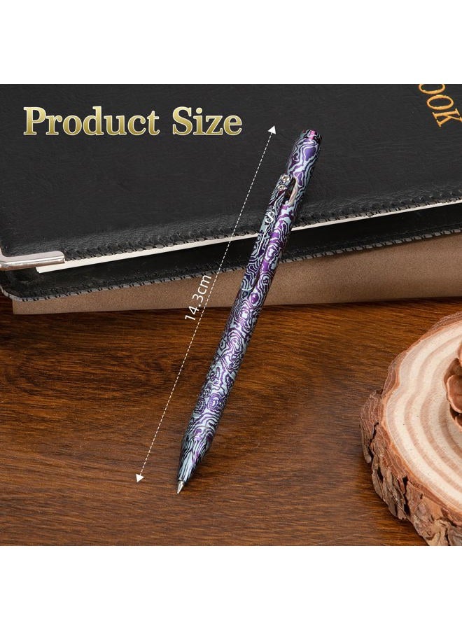 SMOOTHERPRO Titanium Bolt Action Pen - Compatible with Pilot G2 Refills Retractable Ballpoint Pen for Travel, School, Work, Left-Handed Friendly - Minecraft Color - Image 2