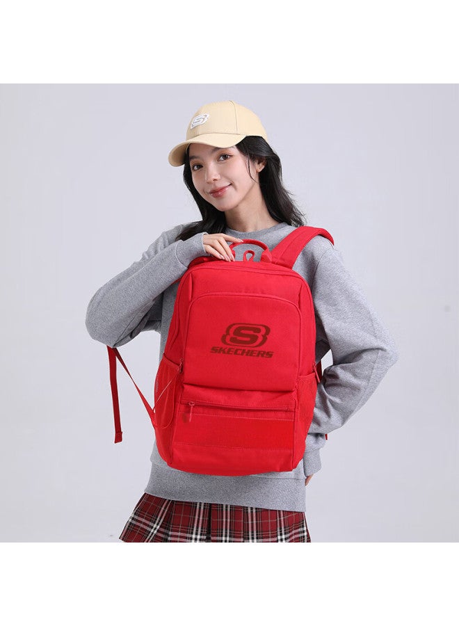 Skechers Racing Red Large Capacity Diy Travel Commuter Laptop Backpack For College Students, High School Boys And Middle School Girls - Image 3