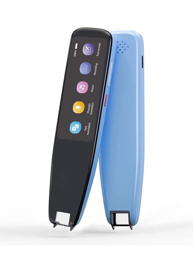 Generic - Upgraded Scan Reader Pen, 16GB Dictionary Mobile Scanner Translator Scanning Pen, 112 Language OCR Digital Reader Pen Voice Translator Device, Text&Phonetic Multilingual Translation - Image 1