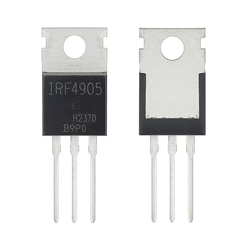 ALLECIN IRF4905 IRF4905P MOSFET Transistors 55V 74A IRF4905PBF P-Channel Power Mosfets Transistor 55 Volt 74 Amp TO-220 (Pack of 10Pcs) - Image 2
