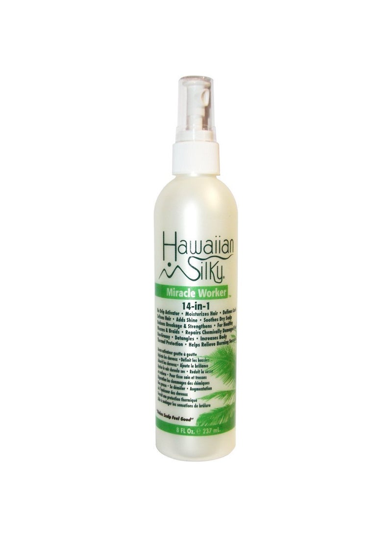 Hawaiian Silky Hawaiian Silky 14-in-1 miracle worker, White, 8 Fl Ounce 