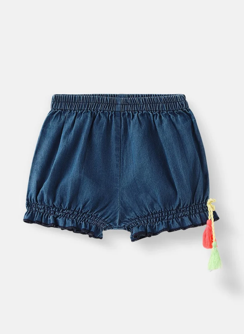 Nautinati  Nautinati Girls Denim Combo Set of Top and Shorts for Women | Best Price UAE