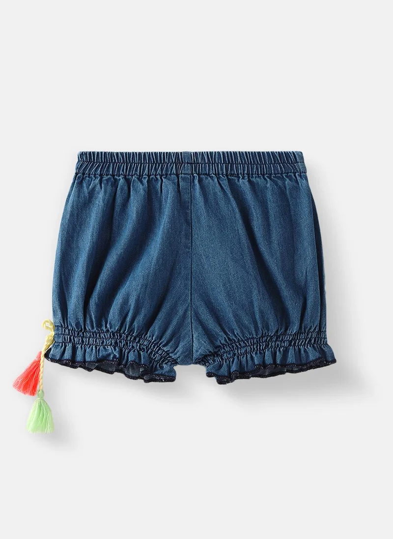 Nautinati  Nautinati Girls Denim Combo Set of Top and Shorts for Women | Best Price UAE