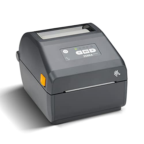 Zebra Technologies ZEBRA ZD421 Direct Thermal Desktop Printer 203 dpi Print Width 4-inch Wired USB and Ethernet Connectivity ZD4A042-D01E00EZ, No Thermal Ribbon Required - Image 1