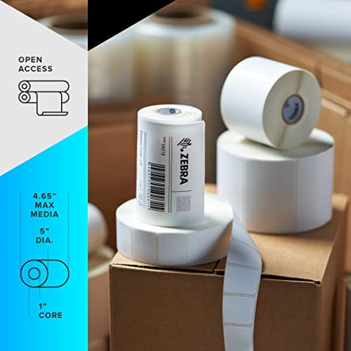 Zebra Technologies ZEBRA ZD421 Direct Thermal Desktop Printer 203 dpi Print Width 4-inch Wired USB and Ethernet Connectivity ZD4A042-D01E00EZ, No Thermal Ribbon Required - Image 3