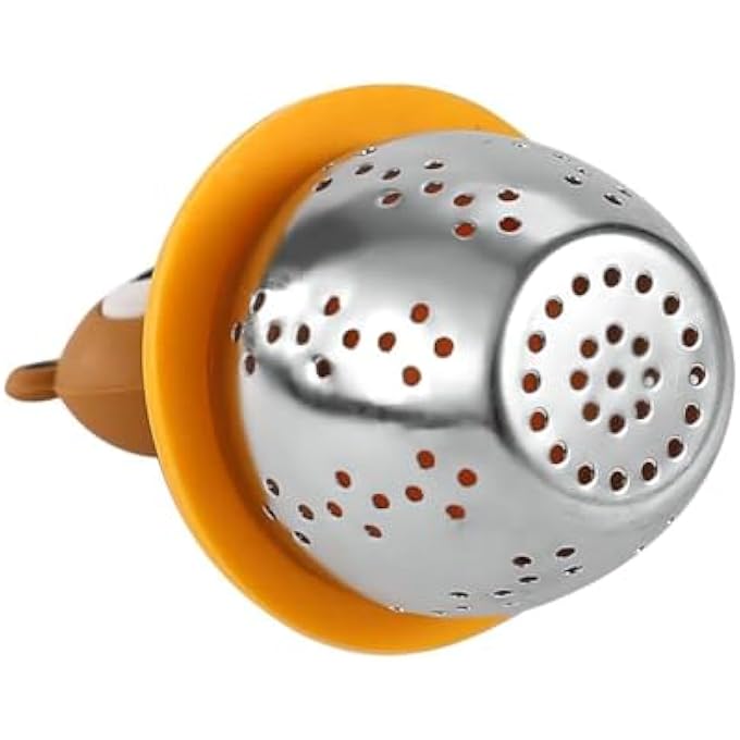 Tazweeq 2Pcs Silicone Tea Strainers For Loose Tea Stainless Steel Tea Filter Loose Leaf Tea Ball Tea Strainer Creative Tea Strainer - Image 3
