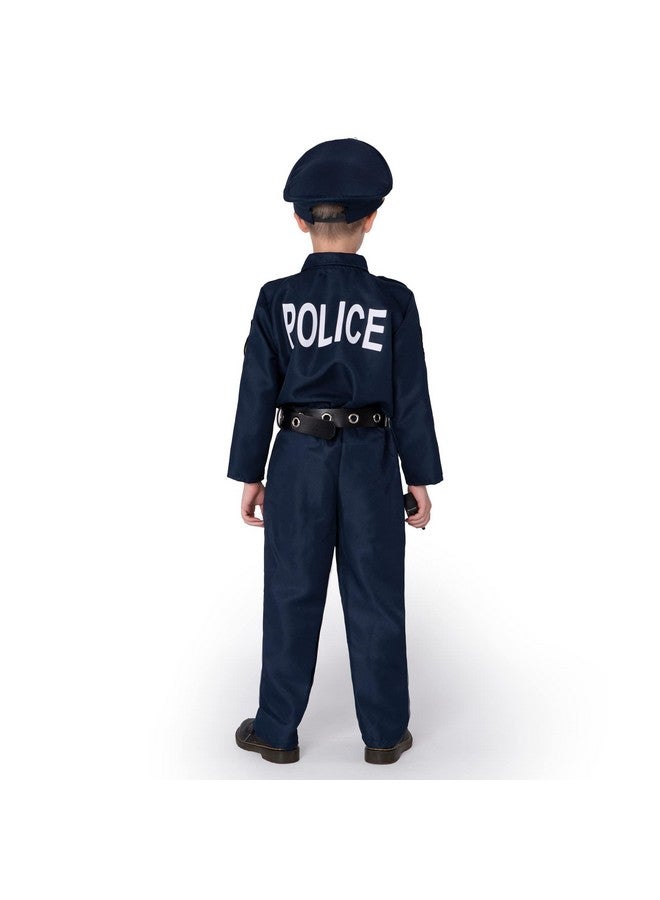 JOYIN Toy Halloween Toddler Police Costume, Police Officer Costume for Boys, Kids Cop Outfit with Toy Accessories for Unisex Halloween Pretend Roleplay, Themed Party (3T, 3-4 yrs) - Image 5