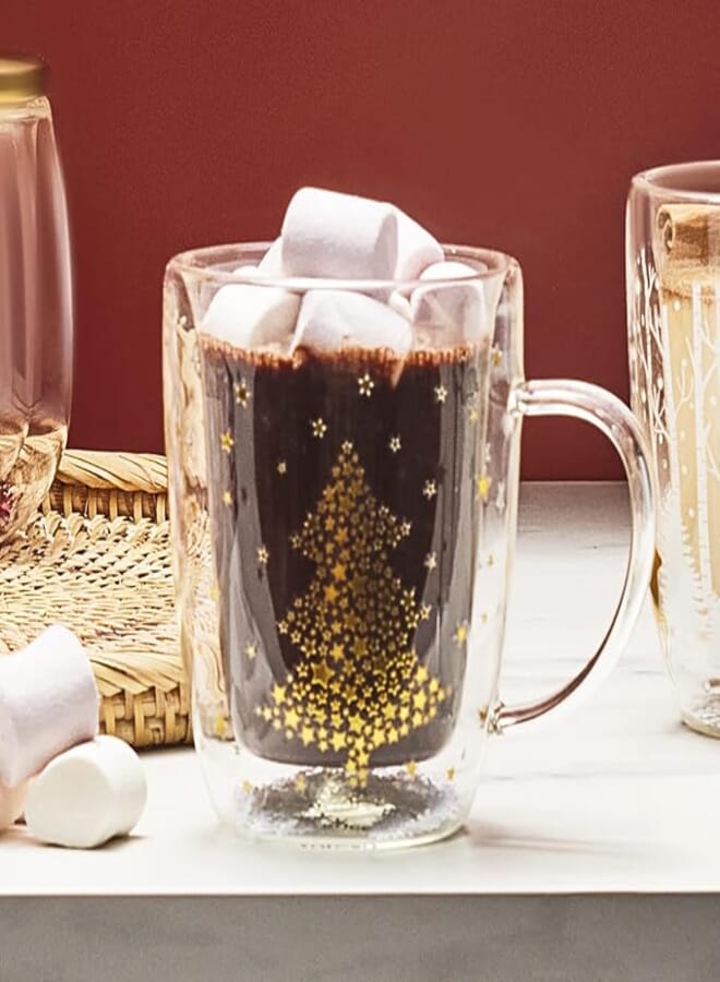 Karaca | New Year 24 Pia Star Mug 430 ml