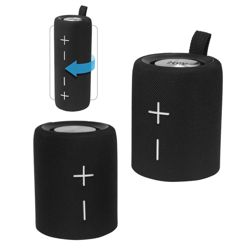 iHome Bluetooth Speaker with Wireless Stereo Option, Portable Split Speaker with Enhanced Bass (iBT430) - Image 1