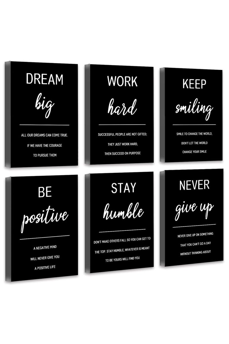 Drsoum Motivational Wall Art Set of 6 - Image 1