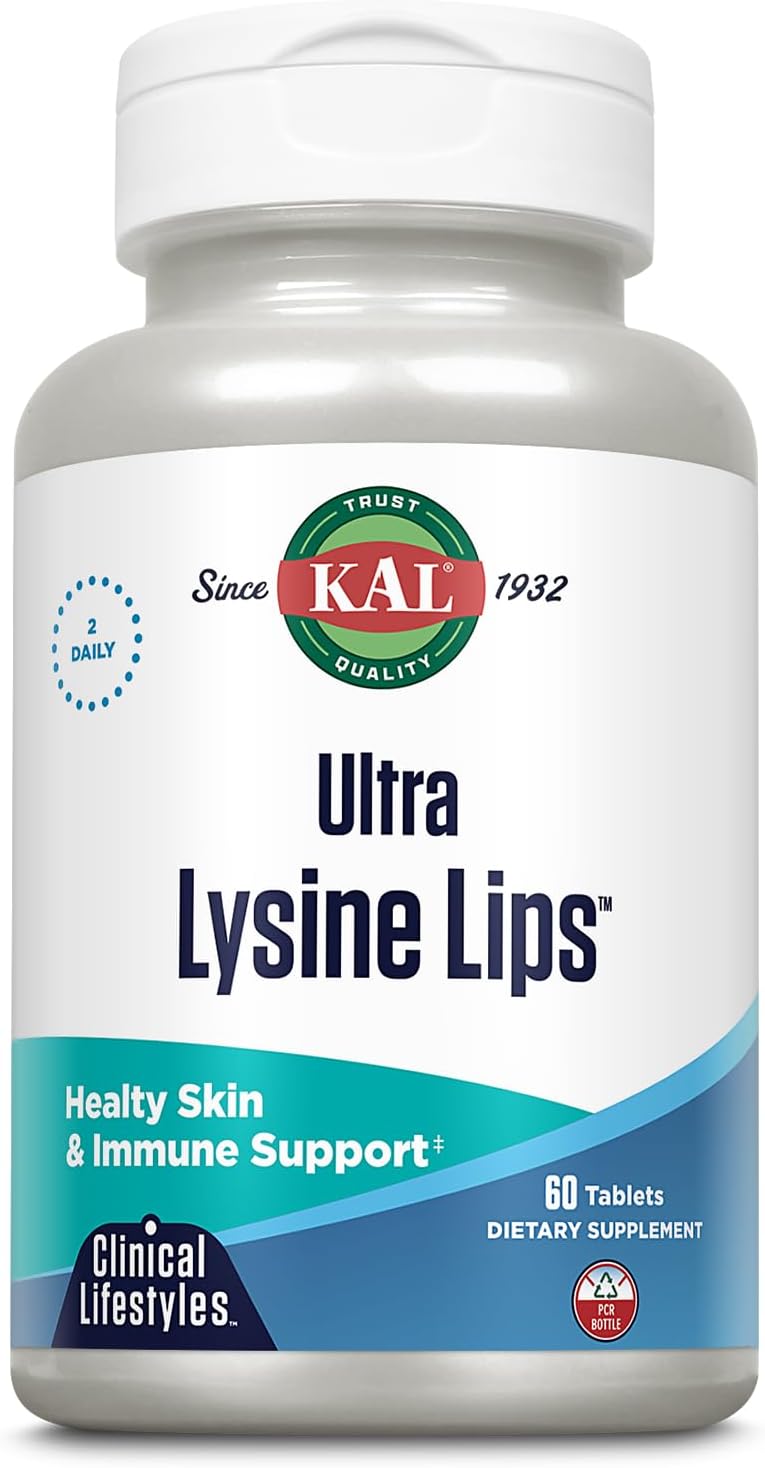 Kal Ultra Lysine Lips Tablets 60 Count - Image 1
