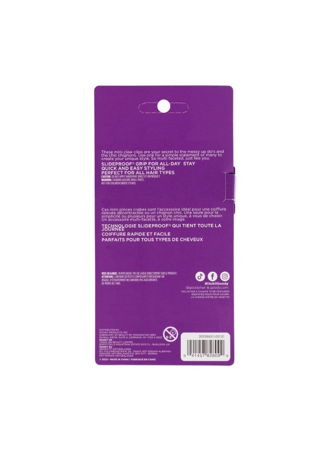 Goody مشابك كلاسيك الصغيرة نصف المخلب 12 قطعة # 1942512/3000139/3001665 - Image 3