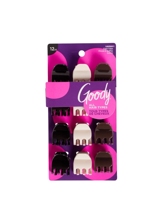 Goody مشابك كلاسيك الصغيرة نصف المخلب 12 قطعة # 1942512/3000139/3001665 - Image 1