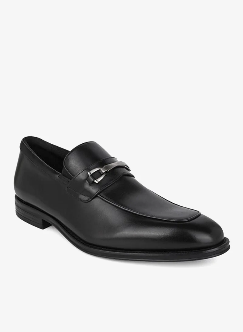 DUCHINI Men Leather Slip-On Loafers
