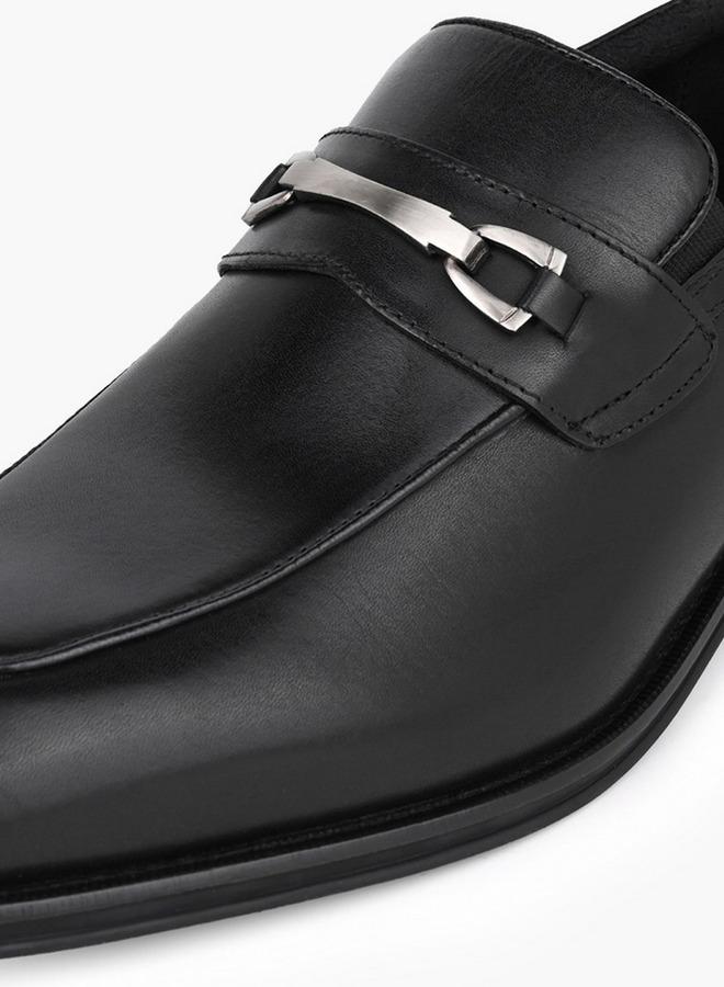 DUCHINI Men Leather Slip-On Loafers - Image 4