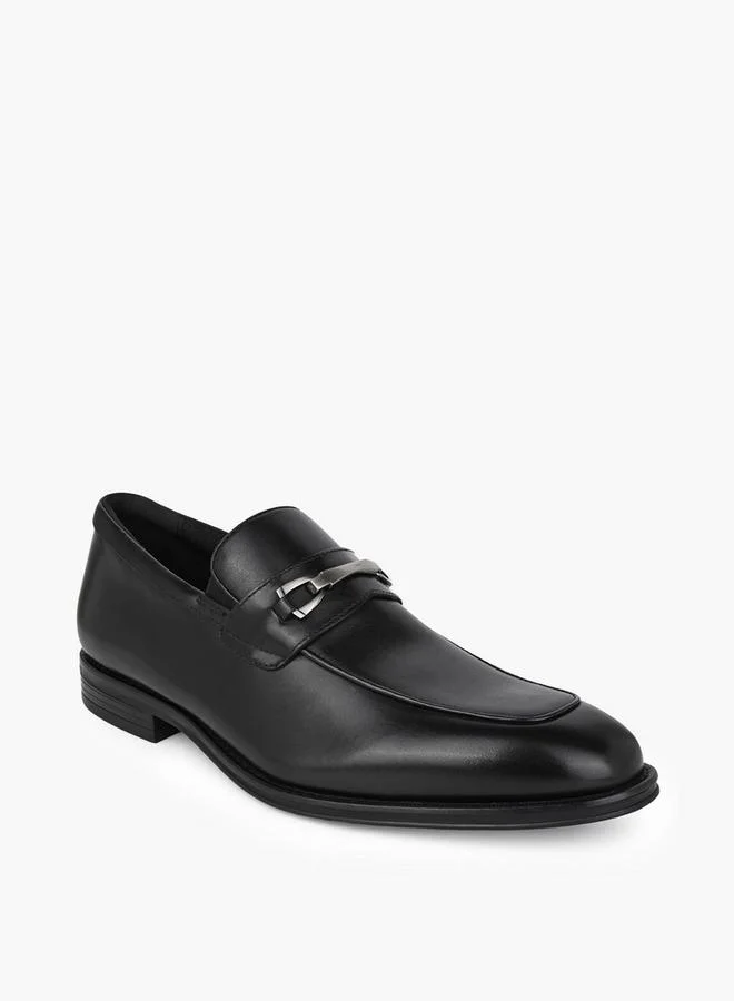 DUCHINI Men Leather Slip-On Loafers