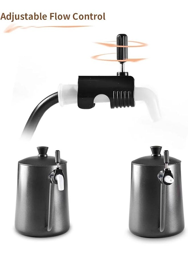 Coffee Dripping Jugs Pot Restrictor, Adjustable Water Flow Pourers, Silicone Coffee Pot Extended Nozzle for Electric Coffee Kettle, Gooseneck Kettle - Image 2