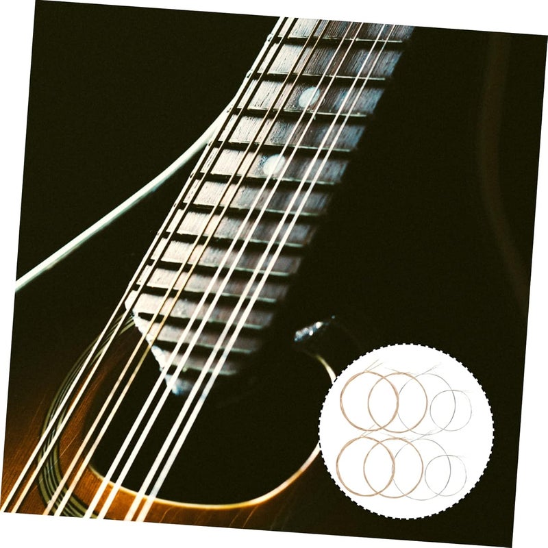 1set Stainless Steel Mandolin Replacement Strings Smooth for Crisp Sound Essential Mandolin Accessory for Musicians String Configuration - Image 4