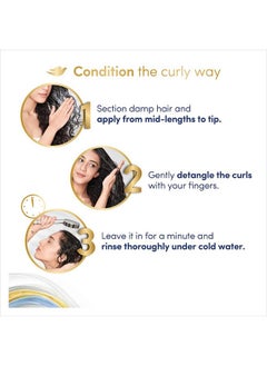 Dove Beautiful Curls Detangling Conditioner 380 Ml, For Curly Hair  - Image 5