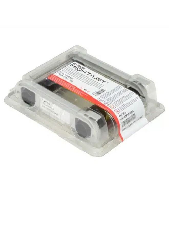 evolis - Evolis Genius R5F002EAA ID Card Printer YMCKO Ribbon 200 Images - Image 1