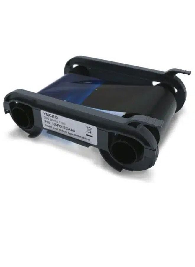 evolis - Evolis Genius R5F002EAA ID Card Printer YMCKO Ribbon 200 Images - Image 1