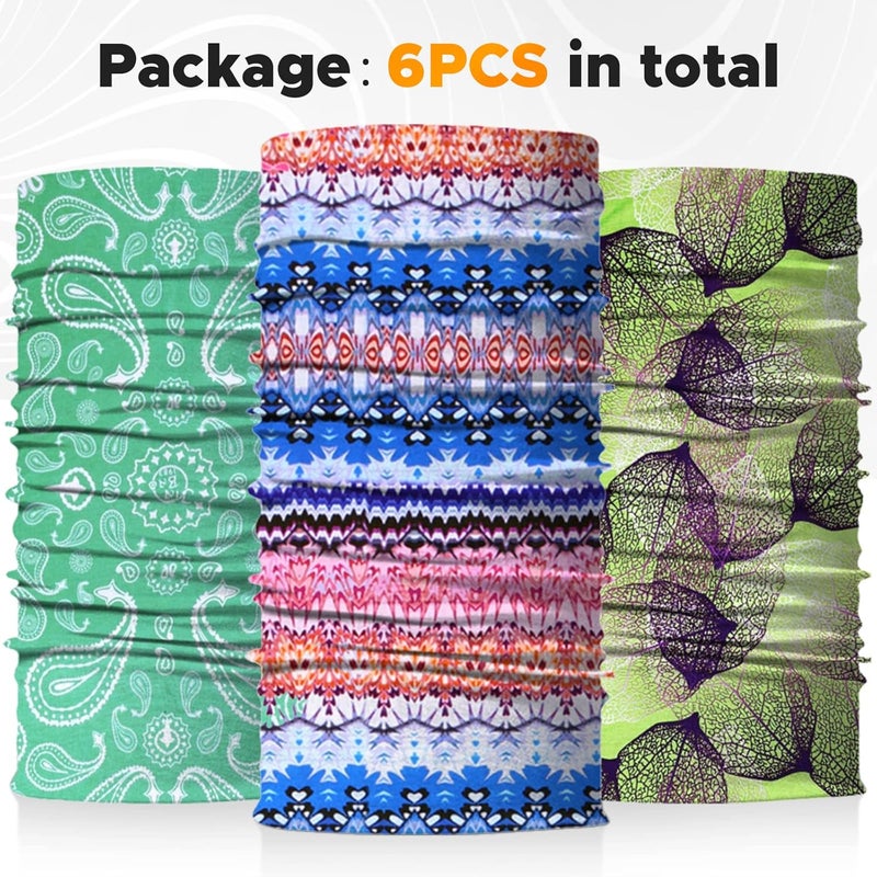 JOEYOUNG Headwear, Bandana, Neck Gaiter Head Wrap Headband Balaclava Magic Scarf - Image 4