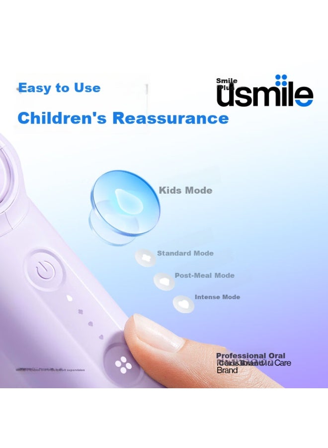 Usmile Smile Plus Water Flosser Dental Irrigator Portable Expandable Water Flosser C10s Water Orchid Purple Valentine's Day Gift - Image 2