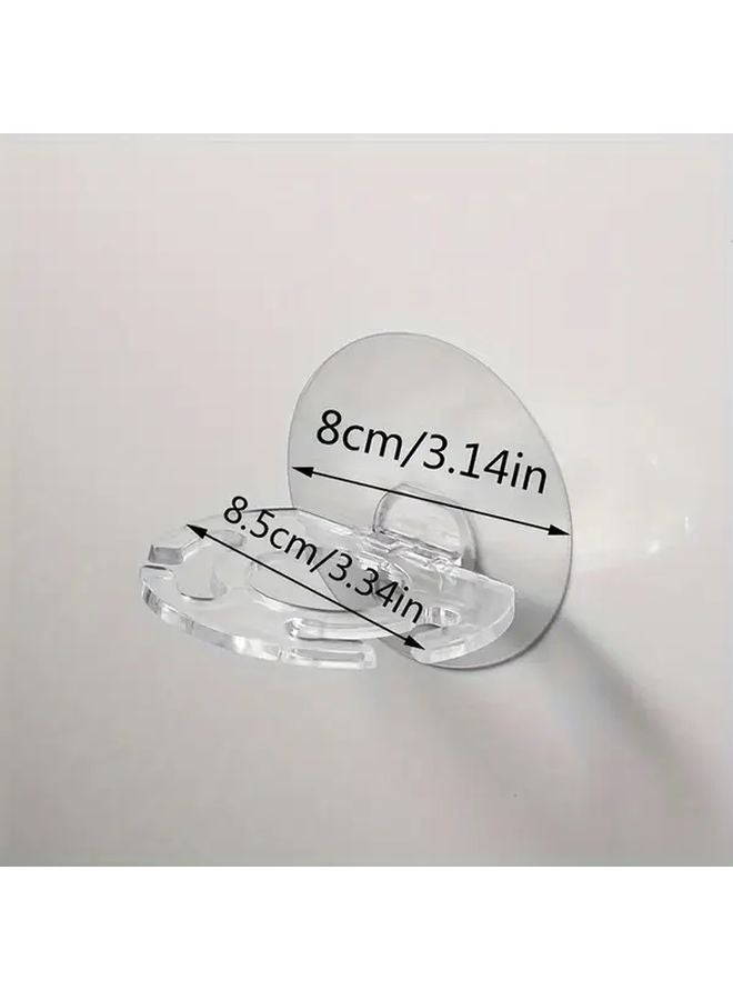 3 قطع حامل فرشاة أسنان أرجواني ذاتي اللصق بحائط بحمام مع مشط - Image 4