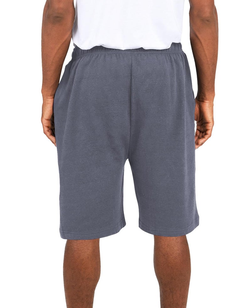 Andrew Scott Mens Cotton Knit Athletic Gym Shorts | Work Out Jogger Sweat Shorts with Drawstring & Pockets - Pack of 3 - Image 3