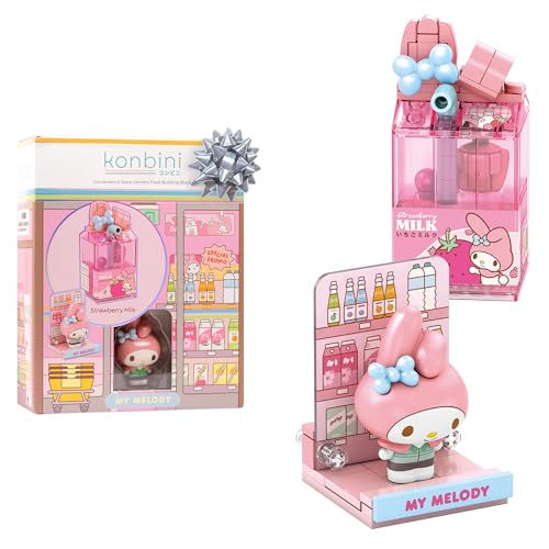 Hamee Sanrio Hello Kitty and Friends Konbini Cute Building Blocks Figure Set Birthday Gift Party Favor Gift Basket Filler Stress Relief Collectible Toy Sanrio Fan Relaxation My Melody - Image 1