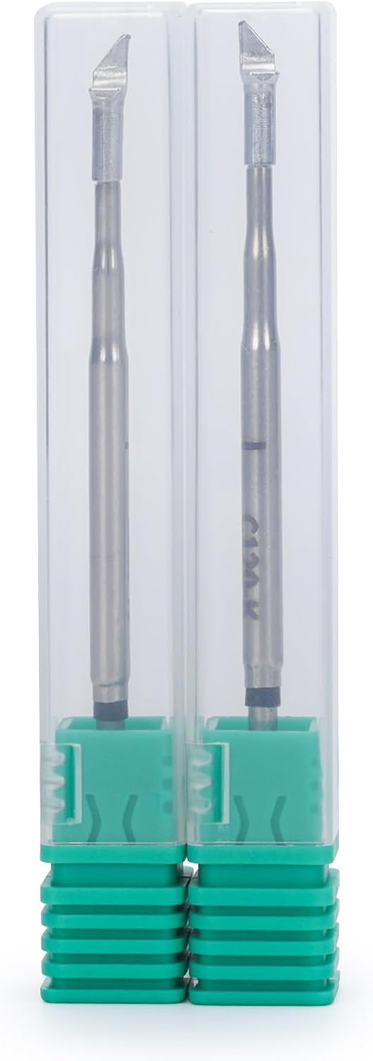 YIHUA C120Compatible TypeK 2 Pcs Soldering Tip Set ASide Tip BSide Tip ONLY for YIHUA 982DI and 982DIII 716C Handpiece Hot Tweezer Soldering Station - Image 1