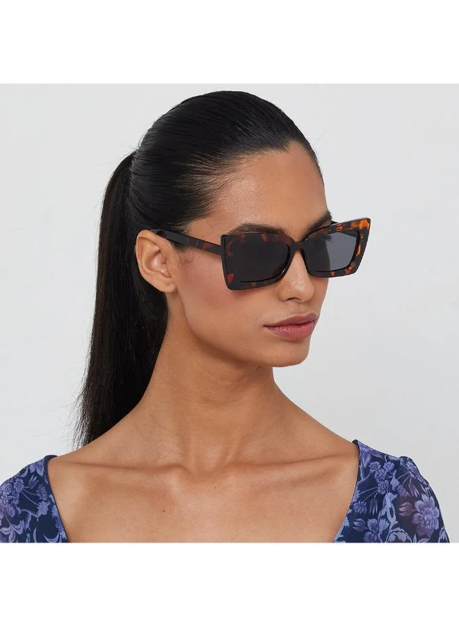 بلاك أوت Women's نظارة شمسية بلاك آوت أودري - عين القطة - بإطار كامل للنساء