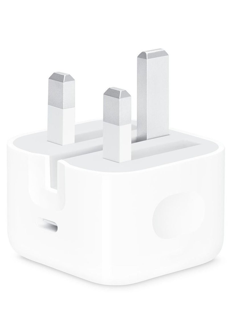 Generic - Compatible with Apple 20W Usb-C Power Adapter Iphone 13 SERIES - Ipad Pro White - Image 1