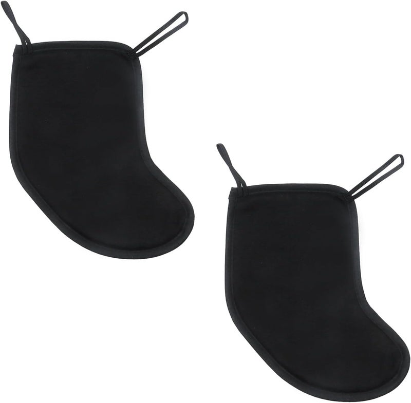 FarBoat 2 Pcs Violin Chinrest Pad 1/2 1/4 Cotton Chin Rest Cover Violin Shoulder to Practice Better, Black （Style3) - Image 1