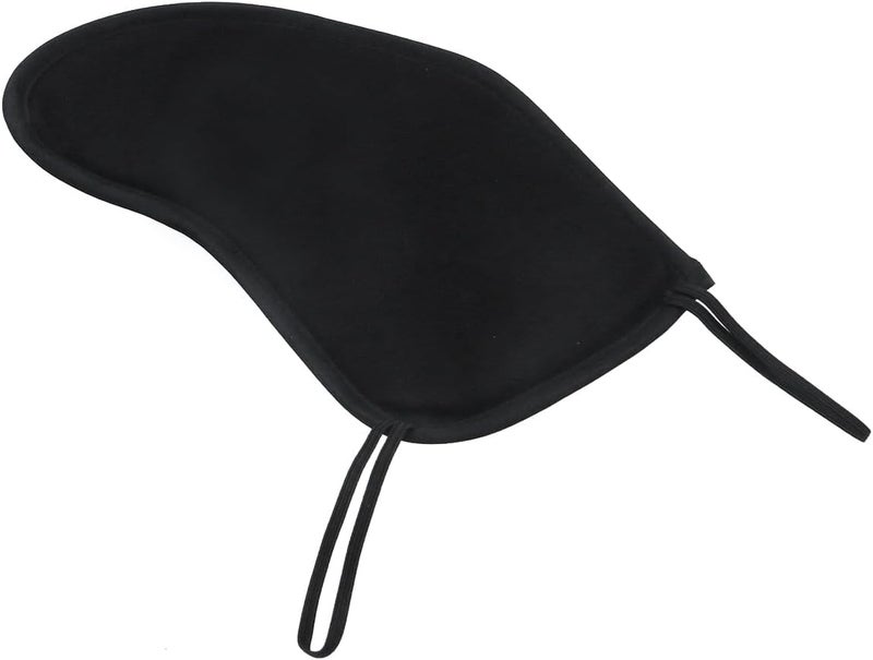 FarBoat 2 Pcs Violin Chinrest Pad 1/2 1/4 Cotton Chin Rest Cover Violin Shoulder to Practice Better, Black （Style3) - Image 3
