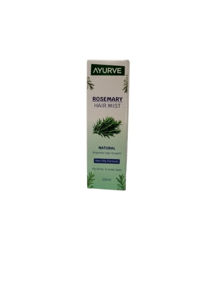 Ayurve Rosemary hair mist Natural promote hair Growth Non Oily Formula 100ml - Image 3