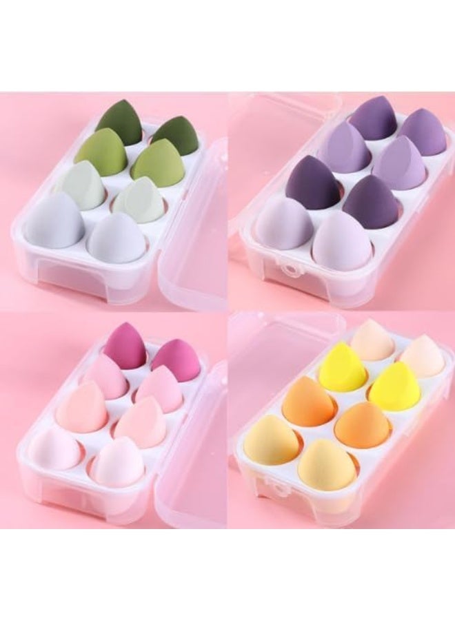 MOMENT 8 Pieces Makeup Sponge Set Beauty Blender Sponges With Case Latex-Free Vegan Foundation Applicator Makeup Puff For Powder Cream - Image 5