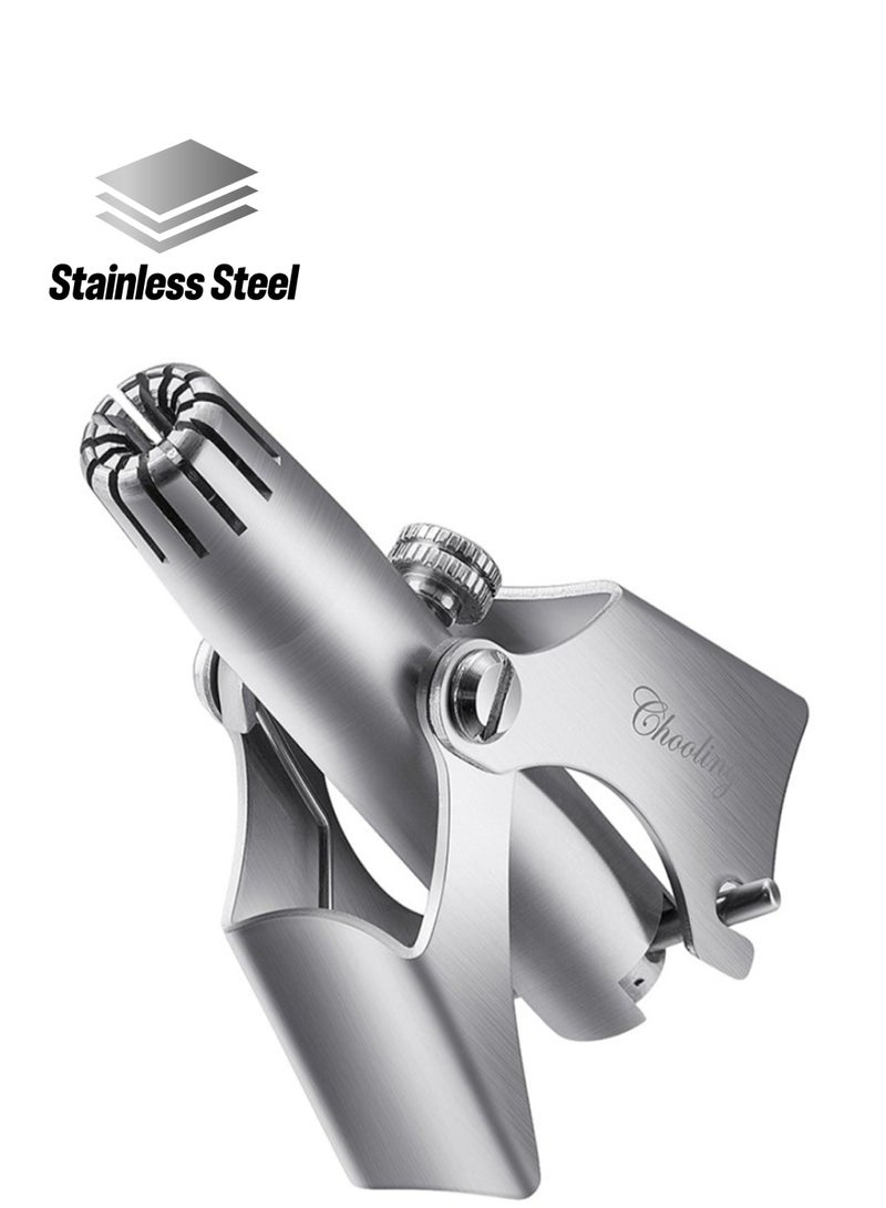 Manual Nose And Ear Hair Remover Trimmer Silver - Image 1