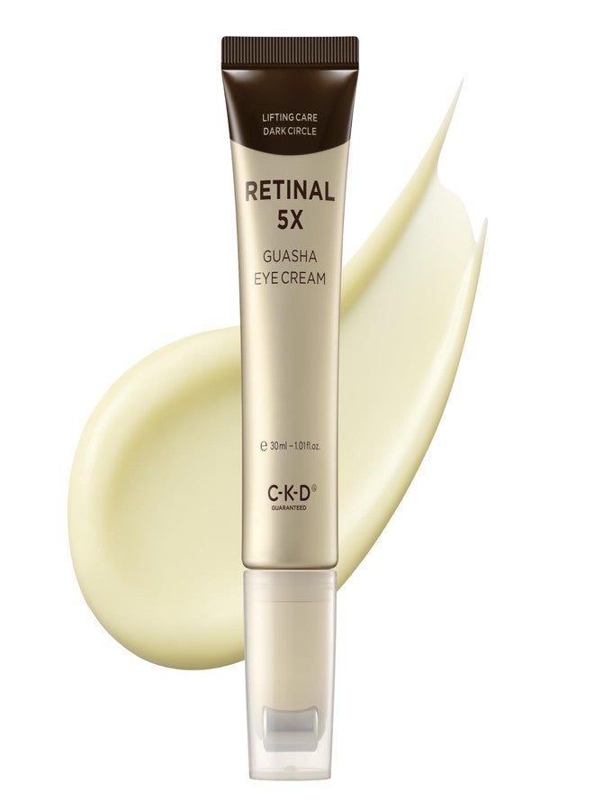 CKD Guaranteed CKD Retinal 5X Gua Sha Eye Cream - Anti-Aging Eye Moisturizer for Wrinkles, Dark Circles & Puffiness - Firming & Hydrating Under Eye Treatment with Retinal & Collagen. Korean Skincare. 1.01 fl oz. - Image 1