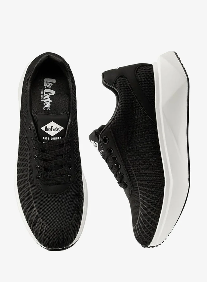 Lee Cooper Men's Striped Lace-Up Sneakers