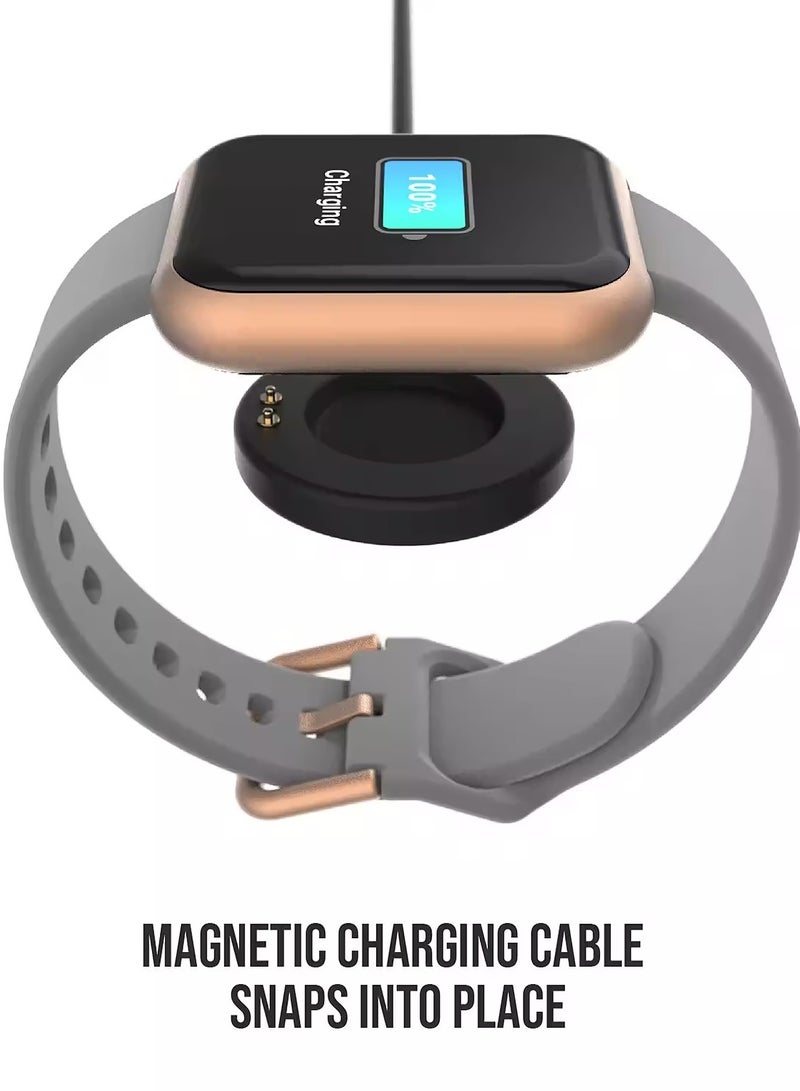 آي تاتش ساعة iTouch يونيسكس تفاعلية Air 3 روز جولد بحزام شبكي فولاذي - Image 4