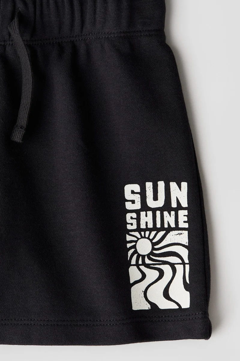 H&M Printed sweatshorts
