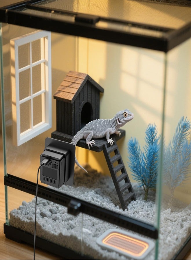 Fowuyeep Aquarium Camera,2K HD Terrarium WiFi Pet Camera,140° Wide-Angle,Anti-Glare & Anti-Reflection,Night Vision,Two-Way Audio,AI-Powered Detection,24/7 Recording for Fish Reptiles Window Security Monitoring - Image 2