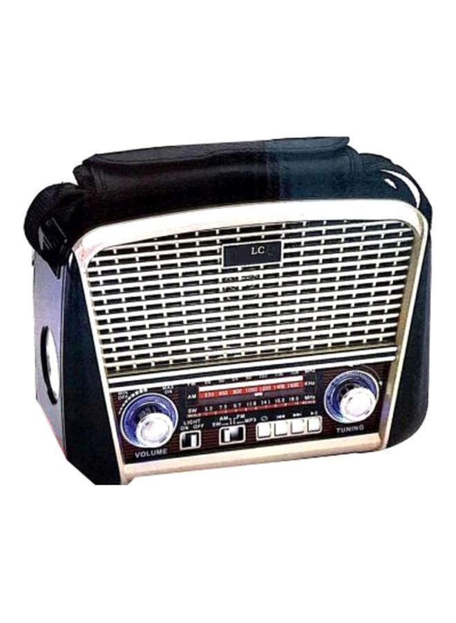 ال سي راديو محمول كلاسيكي مع مقبض حمل