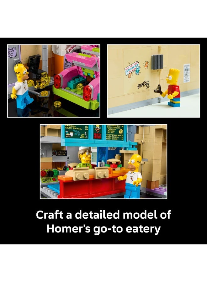 LEGO Icons The Simpsons: Krusty Burger Set for Adults 10352 (Age 18+, 1635 Pieces) - Image 4