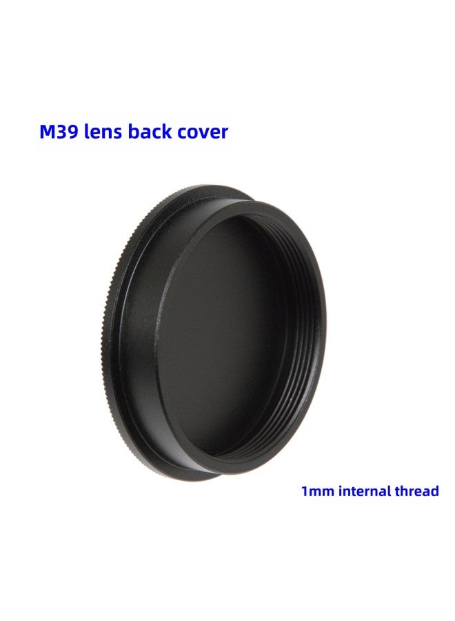 Applicable To M39 M42 Fuselage Lens Front And Rear Cover 1MM Standard Screw Metal Cover M39 L39 To M42 Adapter Ring-Color:Black-m42 Body Cover (external Thread)  - Image 3