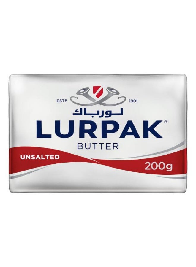 زبدة غير مملحة, 200غ