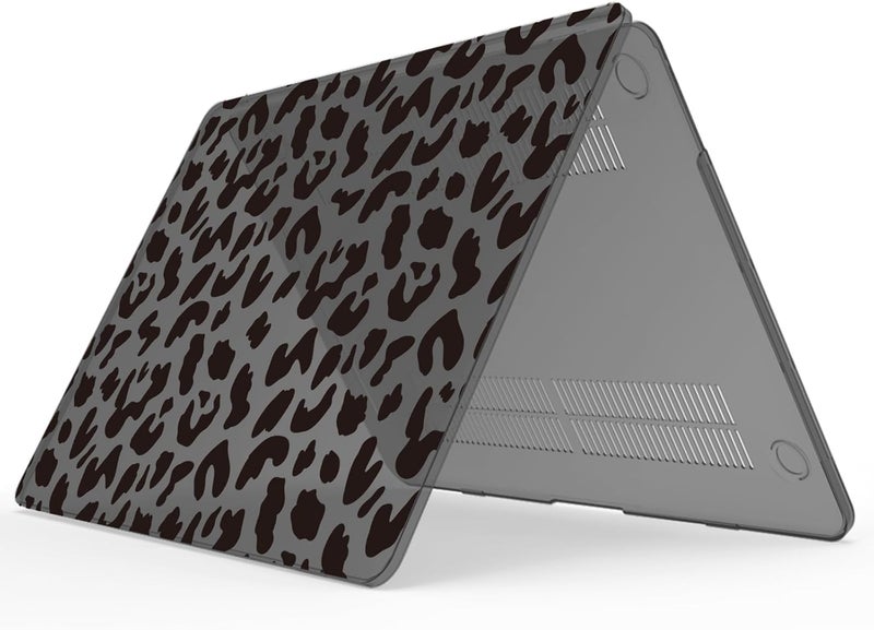 I Benzer Compatible with 2025 2024 M2 MacBook Pro 13 Inch Case 2025-2016 M1 A2338 A2289 A2251 A2159 A1989 A1706 A1708, Hard Shell Case & Keyboard Cover for Mac Pro 13, Black Leopard,T13LPBK+1 - Image 5