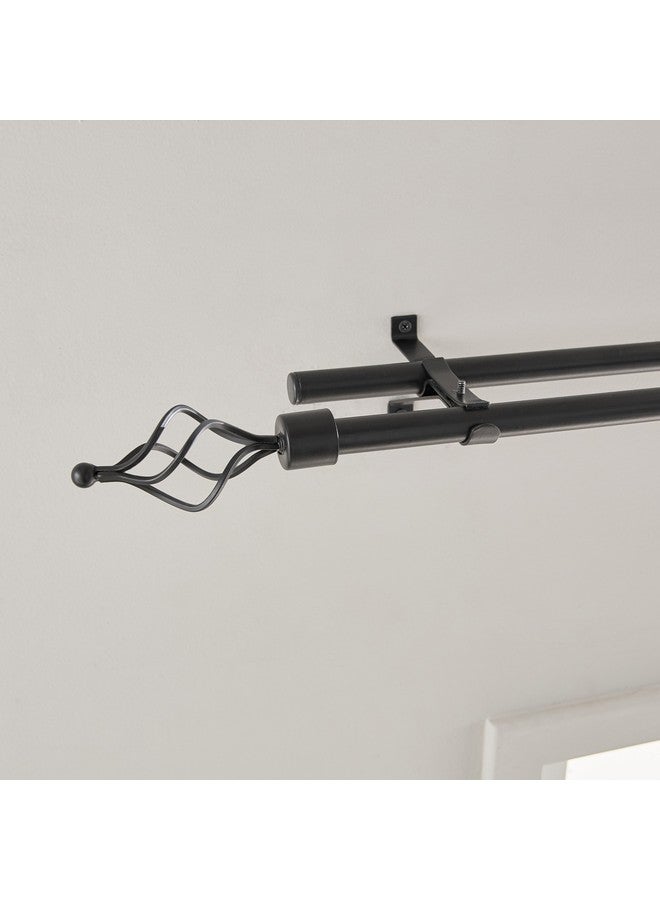 Home Box Emily Extendable Double Curtain Rod 150-400 cm  - Image 2